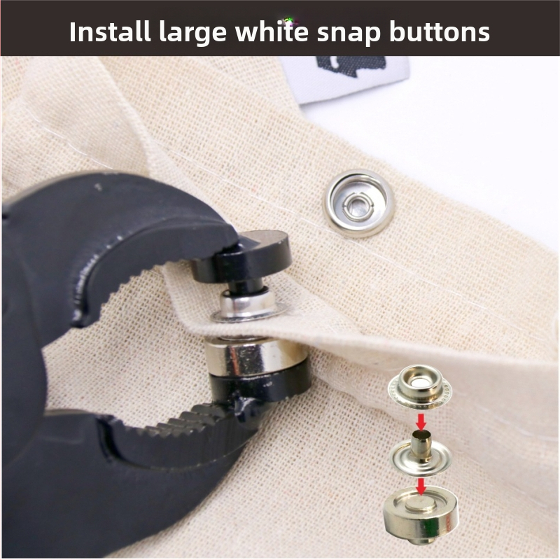 Demiao Vario Keturių Mygtukų Spaudimo Įrankis Drabužiams ir Odiniams Produktams