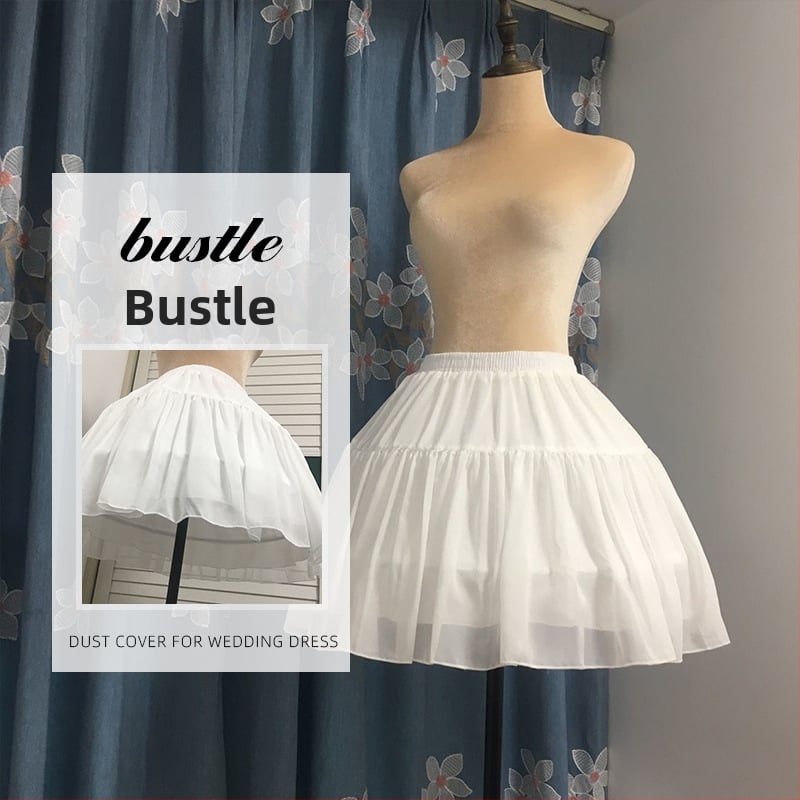 Lolita petticoat za cosplay s fishbone konstrukcijom, podesiva, s jednim čeličnim prstenom i jednodijelnim koncem (Odrasli, proljeće 2021)