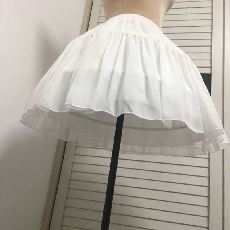 Lolita petticoat za cosplay s fishbone konstrukcijom, podesiva, s jednim čeličnim prstenom i jednodijelnim koncem (Odrasli, proljeće 2021)