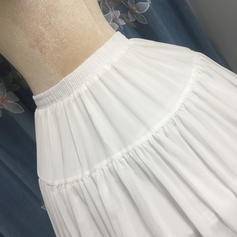 Lolita petticoat za cosplay s fishbone konstrukcijom, podesiva, s jednim čeličnim prstenom i jednodijelnim koncem (Odrasli, proljeće 2021)