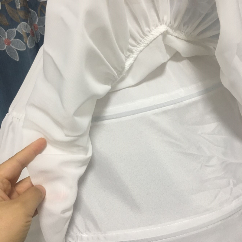 Lolita petticoat za cosplay s fishbone konstrukcijom, podesiva, s jednim čeličnim prstenom i jednodijelnim koncem (Odrasli, proljeće 2021)