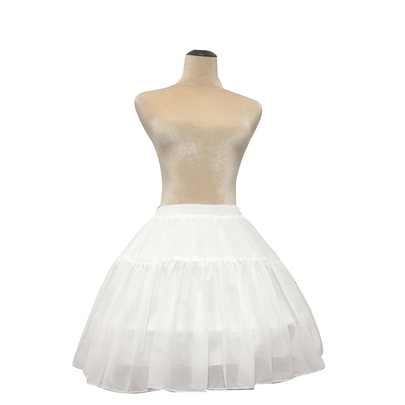 Lolita petticoat za cosplay s fishbone konstrukcijom, podesiva, s jednim čeličnim prstenom i jednodijelnim koncem (Odrasli, proljeće 2021)