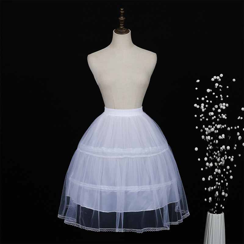 Lolita cosplay tutu suknja s ojačanjima - dvostruko čelično ojačanje, jednostrana tkanina, brend Chuan Mu Qi, odrasli, proljeće 2023
