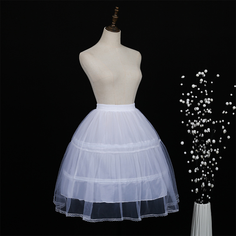 Lolita cosplay tutu suknja s ojačanjima - dvostruko čelično ojačanje, jednostrana tkanina, brend Chuan Mu Qi, odrasli, proljeće 2023