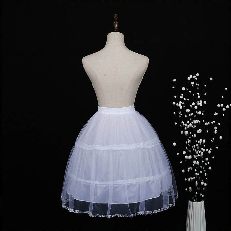 Lolita cosplay tutu suknja s ojačanjima - dvostruko čelično ojačanje, jednostrana tkanina, brend Chuan Mu Qi, odrasli, proljeće 2023