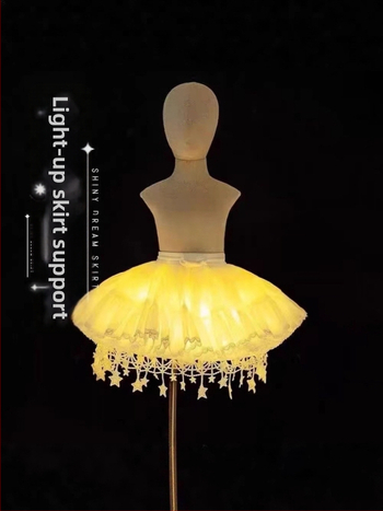 Lányoknak szóló hercegnő-stílusú A-vonalú mini szoknya chiffonból, 100% poliészter, pamut bélés, 3–8 éveseknek