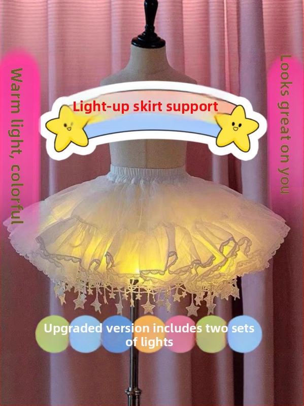 Lányoknak szóló hercegnő-stílusú A-vonalú mini szoknya chiffonból, 100% poliészter, pamut bélés, 3–8 éveseknek