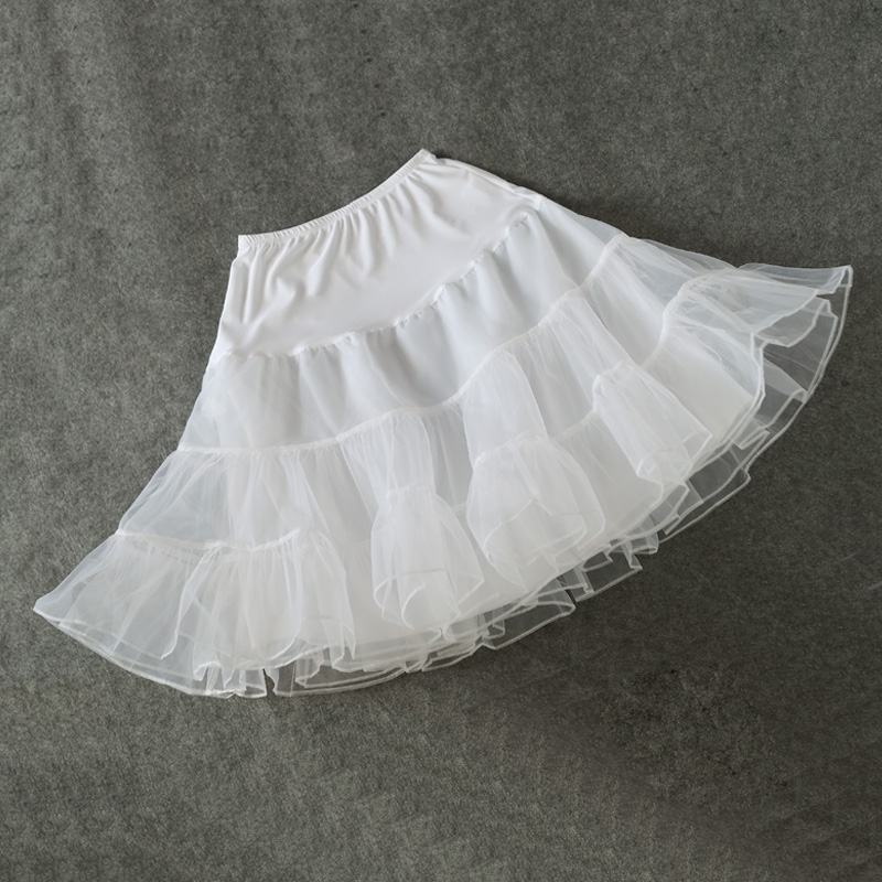 Fustă Lolita din organza, Boneless, tul moale, lungime reglabilă 60 cm, talie 50–90 cm