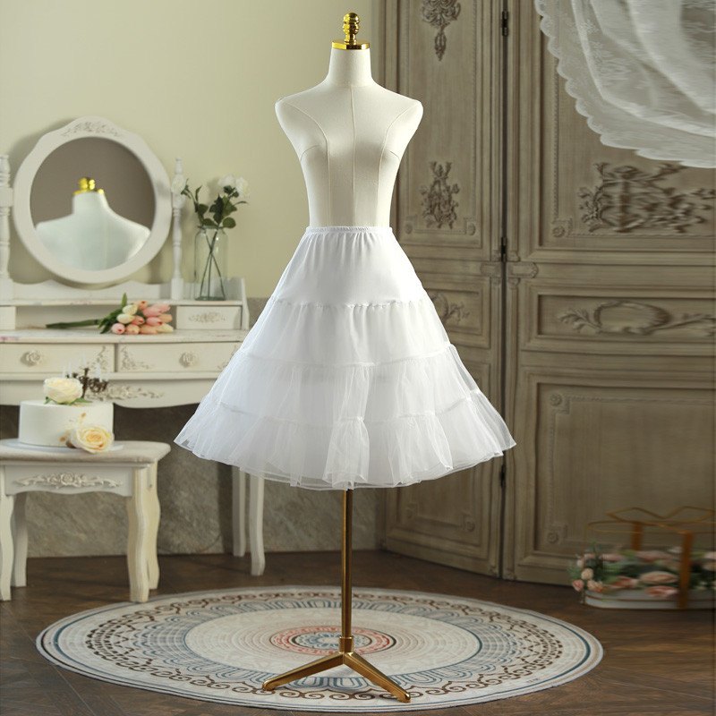 Fustă Lolita din organza, Boneless, tul moale, lungime reglabilă 60 cm, talie 50–90 cm