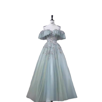 Pufi tüll estélyi ruha - ujj nélküli, hercegnői szabásvonal, hosszú, középső derék, poliészter keverék 30-50%