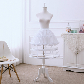 Lolita potpora za suknju sa četiri prstena i riblja kost, za suknje u stilu birdcage, cosplay za odrasle