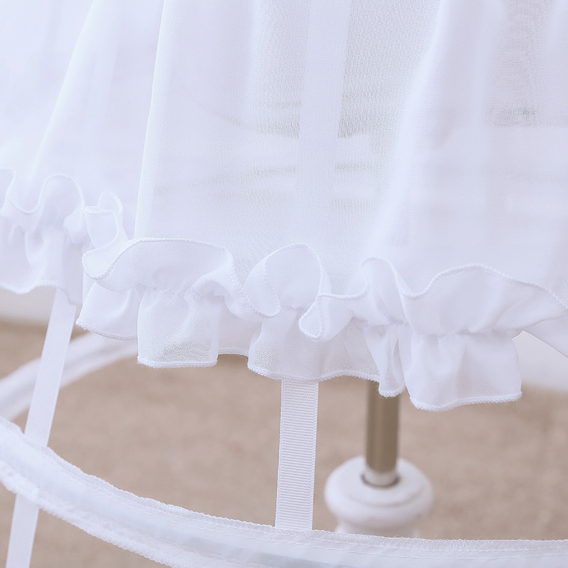 Lolita potpora za suknju sa četiri prstena i riblja kost, za suknje u stilu birdcage, cosplay za odrasle