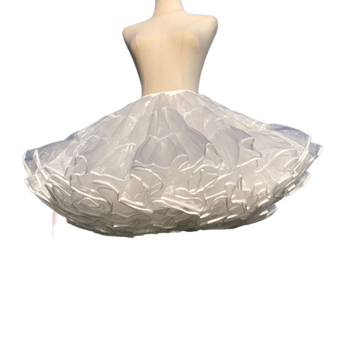 Lolita φούστα με υποστήριξη χωρίς οστά - Organza-trimmed Duck Hip, Μάρκα Fen Si, Ενήλικες, Καλοκαίρι 2025