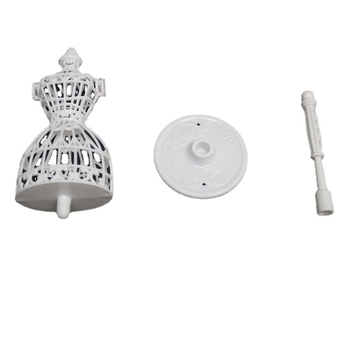 Wanxie Стойка за дизайн на дрехи за кукли – пластмасов аксесоар за играчки, OEM лого, персонализиране