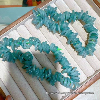 Nefrīta juvelierizstrādājumu sastāvdaļa – Pulēts nefrits, DIY piederumi rotaslietām, rudens 2024 izlaišana