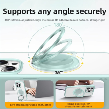 Telefono galinio dangtelio žiedinis laikiklis, 360° sukimas, lydinio medžiaga