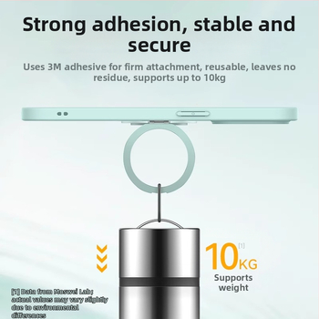 Telefono galinio dangtelio žiedinis laikiklis, 360° sukimas, lydinio medžiaga