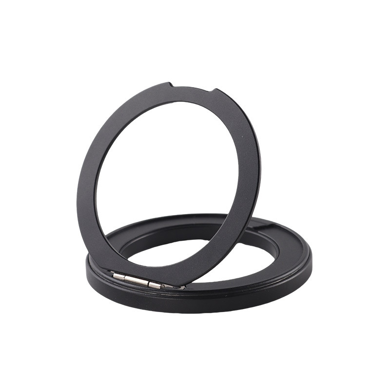 MagSafe magnetinis telefono laikiklis su aliuminio lydinio žiedu, 360° sukasi, universalus mobiliesiems telefonams