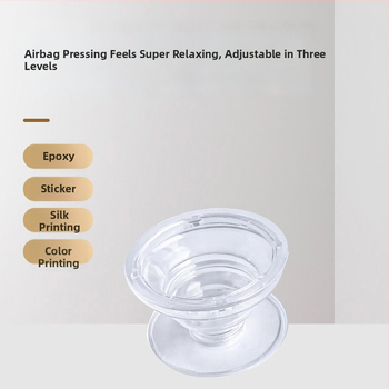 Telefono žiedinis laikiklis su sulankstomu teleskopiniu stovėtoju, PC+TPU konstrukcija, rankinis naudojimas