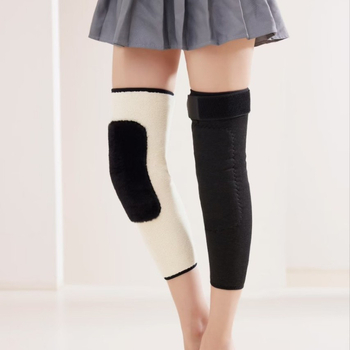 Колянна ортеза с лепяща лента, ветроустойчива и топла, удебелена защита за възрастни