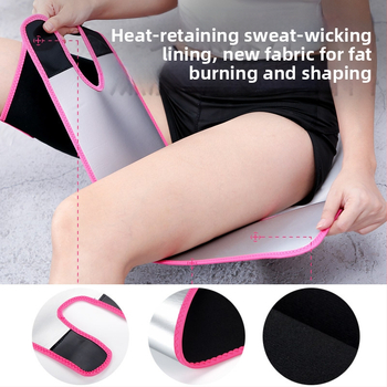 Guminiai blauzdos apsaugos – prakaitavimą skatinanti juosta jogai ir fitnesui, 150 vienetų pakuotė