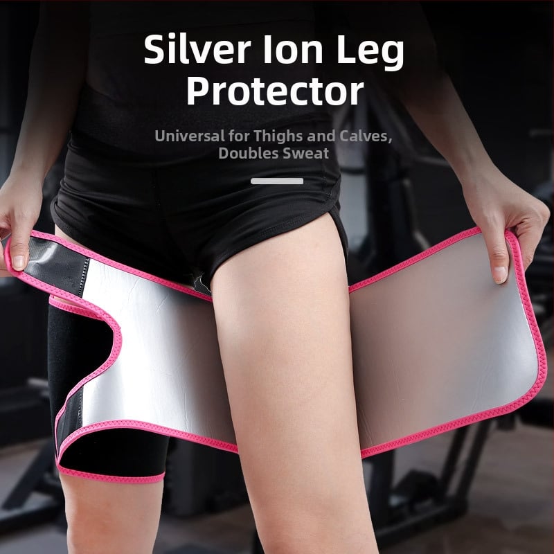 Guminiai blauzdos apsaugos – prakaitavimą skatinanti juosta jogai ir fitnesui, 150 vienetų pakuotė