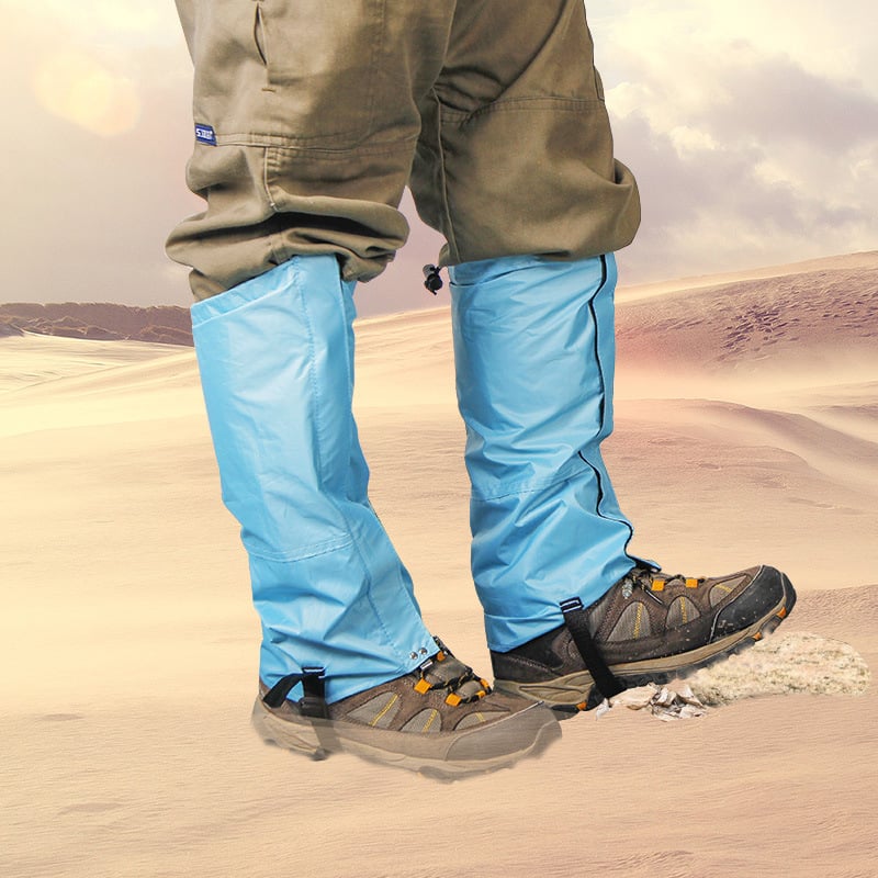 Išorinė blauzdos apsauga – vandeniui atspari blauzdos apsauga žygiams ir alpinizmui, atspari smėliui ir sniegui, poliesteris