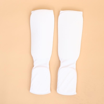 Protecții tricotate pentru gambă pentru Taekwondo și arte marțiale — spumă EVA, material bumbac-EVA, protecție pentru partea inferioară a piciorului