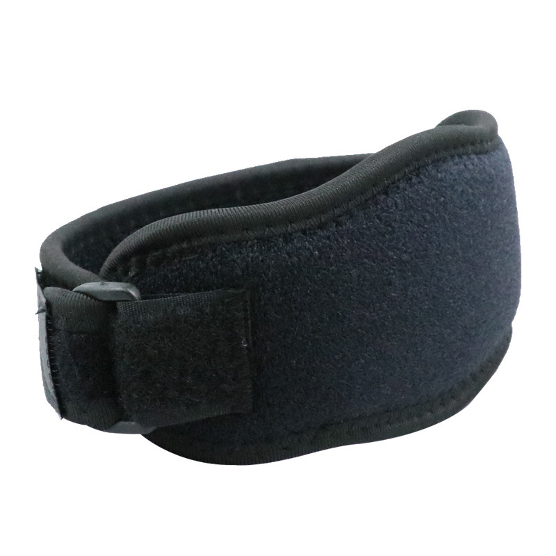 Genunchi cu bandă patelară – Protecție sportivă pentru alergare, ciclism, drumeții și baschet; materiale: fibre de poliester, nylon