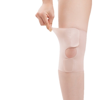 Λεπτές επιγονατιδές γόνατος με προστασία μηνίσκου | ίνες μπαμπού άνθρακα και πολυεστέρα | ελαφριά προστατευτική λωρίδα για τένις και τρέξιμο