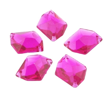 Akril gyöngyök varráshoz, sík aljzattal, Alien mintával, elektroplattált felülettel