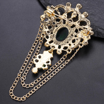 Κράμας κορώνας καρφίτσα, βίντατζ στυλ, ηλεκτροπλατίωση, unisex αξεσουάρ