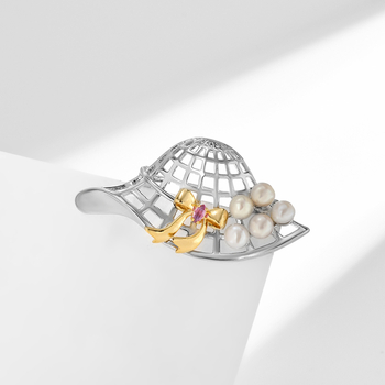 Καρφίτσα από φιλικό προς το περιβάλλον χαλκό με διαμαντενια επεξεργασία, κομψό γυναικείο αξεσουάρ, κατάλληλη και για άνδρες, πολυλειτουργική: διακόσμηση, δώρο, μνημόνευση