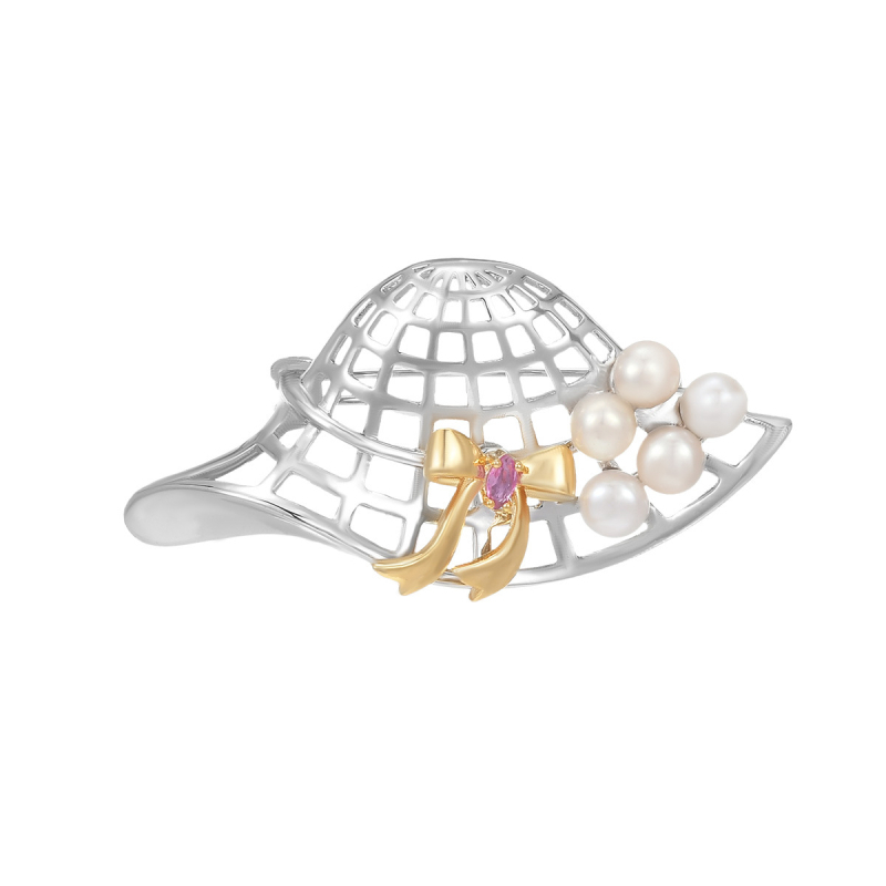 Καρφίτσα από φιλικό προς το περιβάλλον χαλκό με διαμαντενια επεξεργασία, κομψό γυναικείο αξεσουάρ, κατάλληλη και για άνδρες, πολυλειτουργική: διακόσμηση, δώρο, μνημόνευση