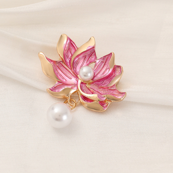 Καρφίτσα Λωτού, κράμα, Αρχαϊκό στυλ, μορφή λουλουδιού, Φθινόπωρο 2025