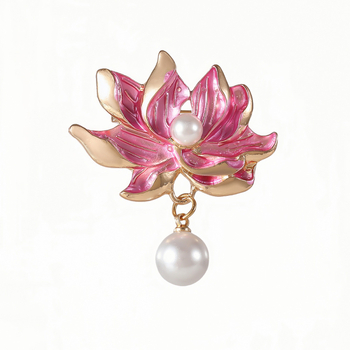 Καρφίτσα Λωτού, κράμα, Αρχαϊκό στυλ, μορφή λουλουδιού, Φθινόπωρο 2025