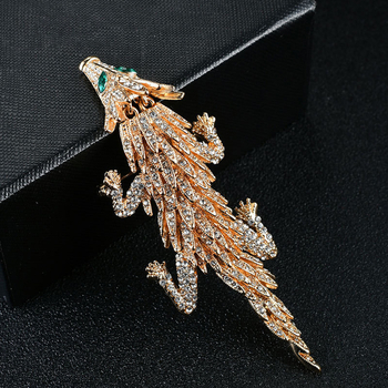 Pangolin broš - legura, unisex, elektroplatiranje, zima 2024, elegantan stil