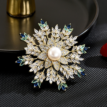 Καρφίτσα Μεταλλική Art Park – για γυναίκες, ρετρό στυλ – διαμαντένιο φινίρισμα