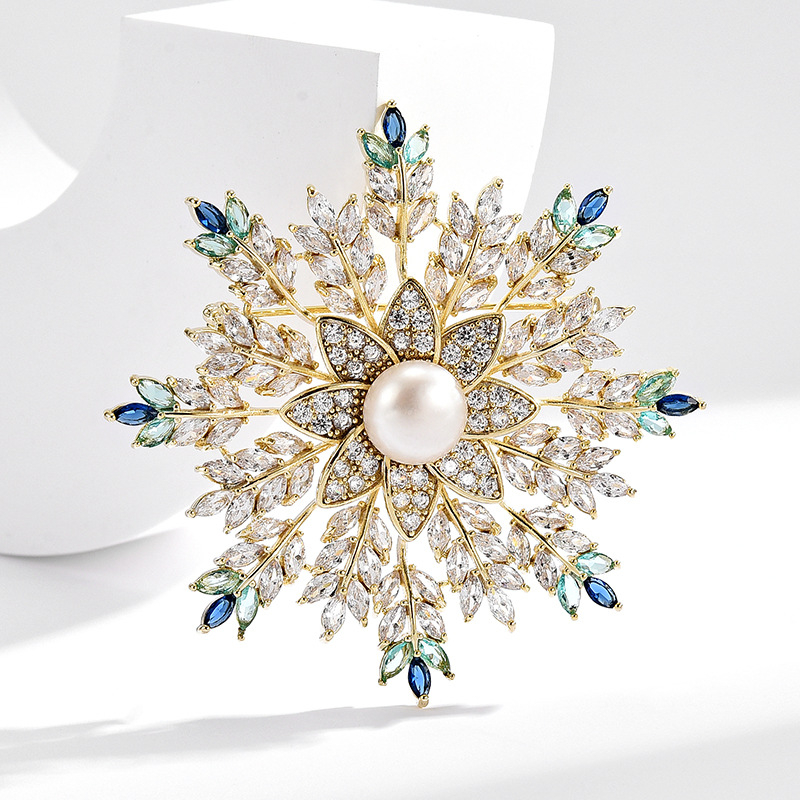 Καρφίτσα Μεταλλική Art Park – για γυναίκες, ρετρό στυλ – διαμαντένιο φινίρισμα