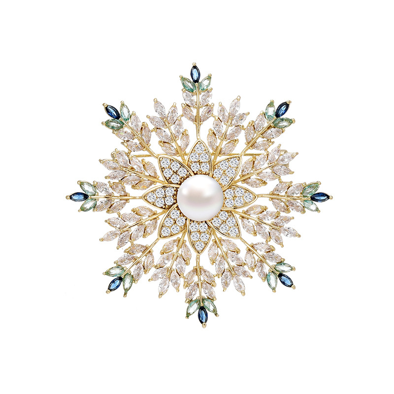 Καρφίτσα Μεταλλική Art Park – για γυναίκες, ρετρό στυλ – διαμαντένιο φινίρισμα