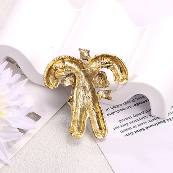 Βίντιντζ καρφίτσα από κράμα με διαμαντοστόλισμα, στυλ: καρφίτσα, κωδικός 87503986, φθινόπωρο 2024