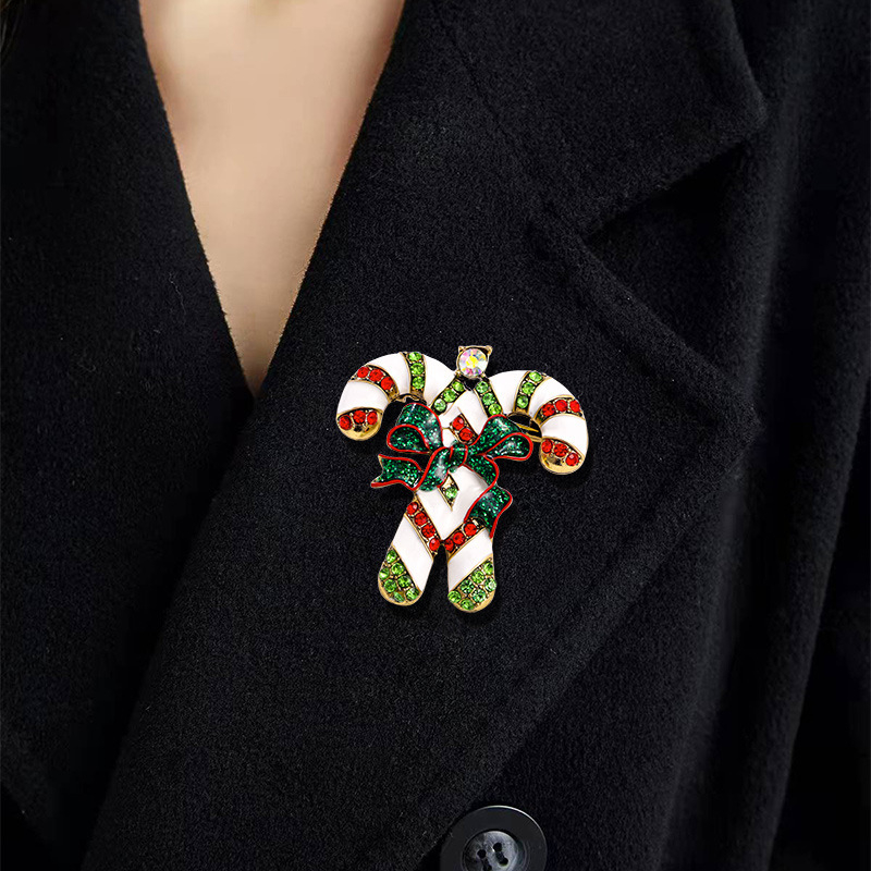 Βίντιντζ καρφίτσα από κράμα με διαμαντοστόλισμα, στυλ: καρφίτσα, κωδικός 87503986, φθινόπωρο 2024