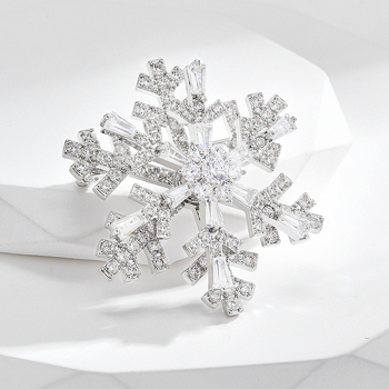 Χαλκού καρφίτσα για γυναίκες - σχήμα ρόμβου, διαμαντενής επεξεργασία, κομψή διακόσμηση