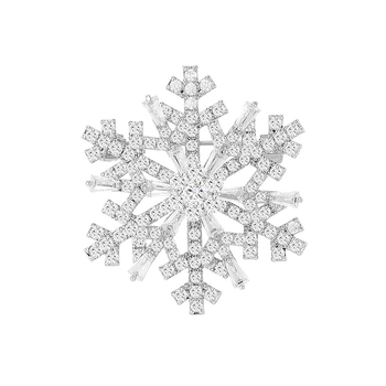 Χαλκού καρφίτσα για γυναίκες - σχήμα ρόμβου, διαμαντενής επεξεργασία, κομψή διακόσμηση