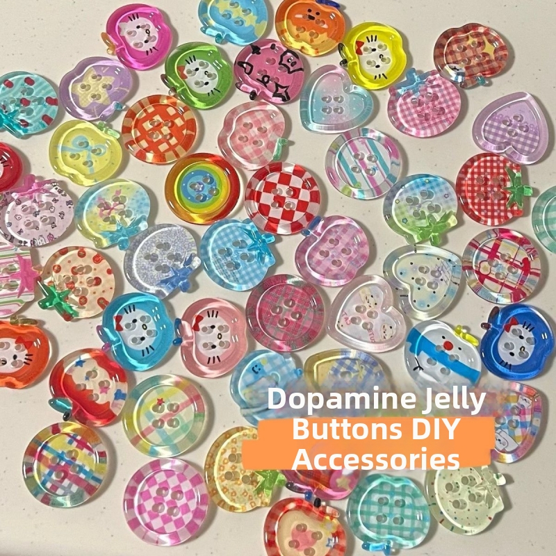 DIY karoliukų ir sagų rinkinys dienynui ir kūdikių drabužiams – mišrus stilius, Instagram stiliaus rankdarbiai; Ženklas Unique; Sandėlyje; 2021 m. vasara