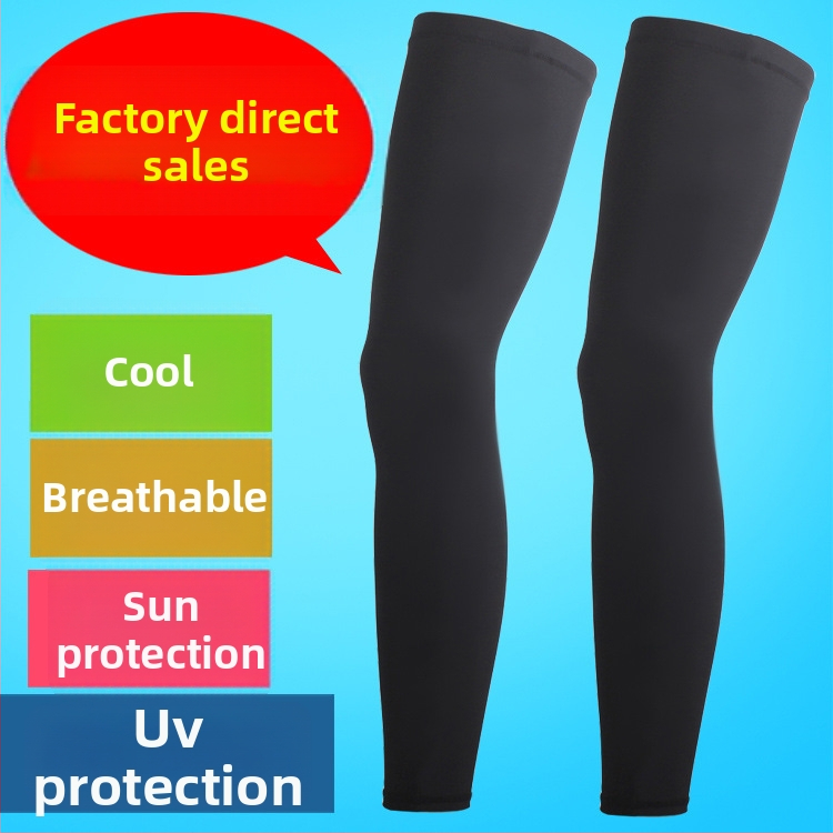 Kāju siksna no ice silk ārējiem sporta veidiem — elpojoša, neslīdoša, saules aizsardzība, logotipa pielāgošana