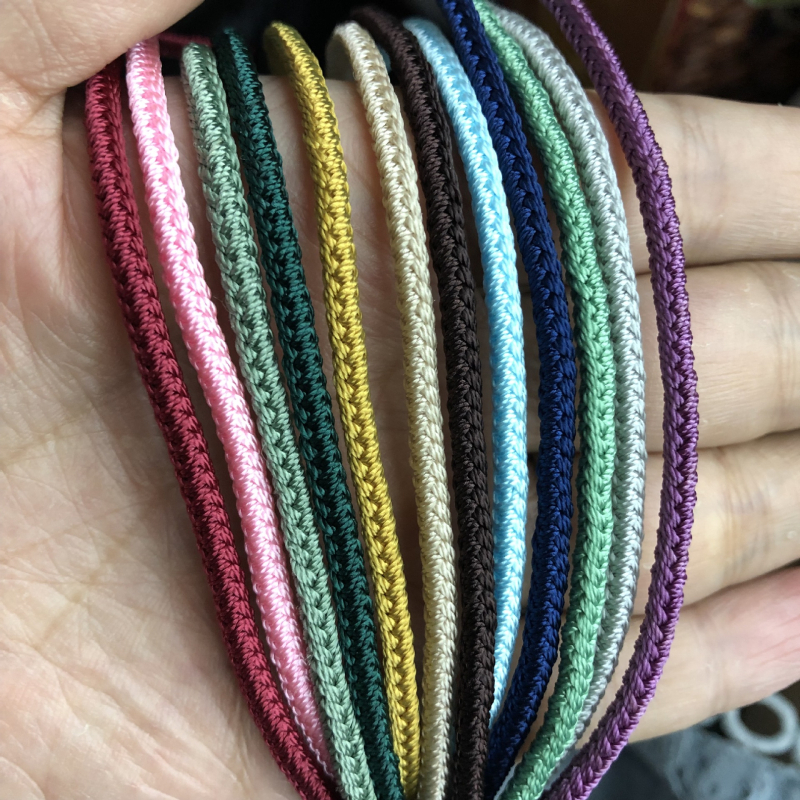 3 mm Ruyi pleteni najlonski konac, neelastičan, užica za privjesak i ogrlicu, DIY nakit