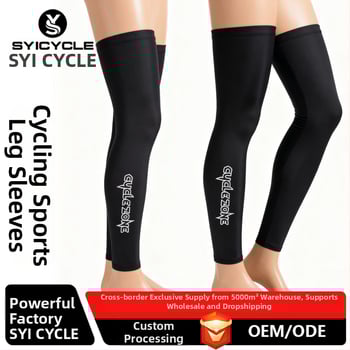 Velosipēdu kāju siltinātāji - gari, augsta elastība, poliestera un elastāna maisījums, noliktavā, autorizēta privātā zīmola Cycle Zone