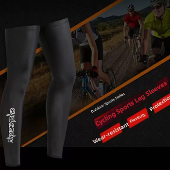 Velosipēdu kāju siltinātāji - gari, augsta elastība, poliestera un elastāna maisījums, noliktavā, autorizēta privātā zīmola Cycle Zone