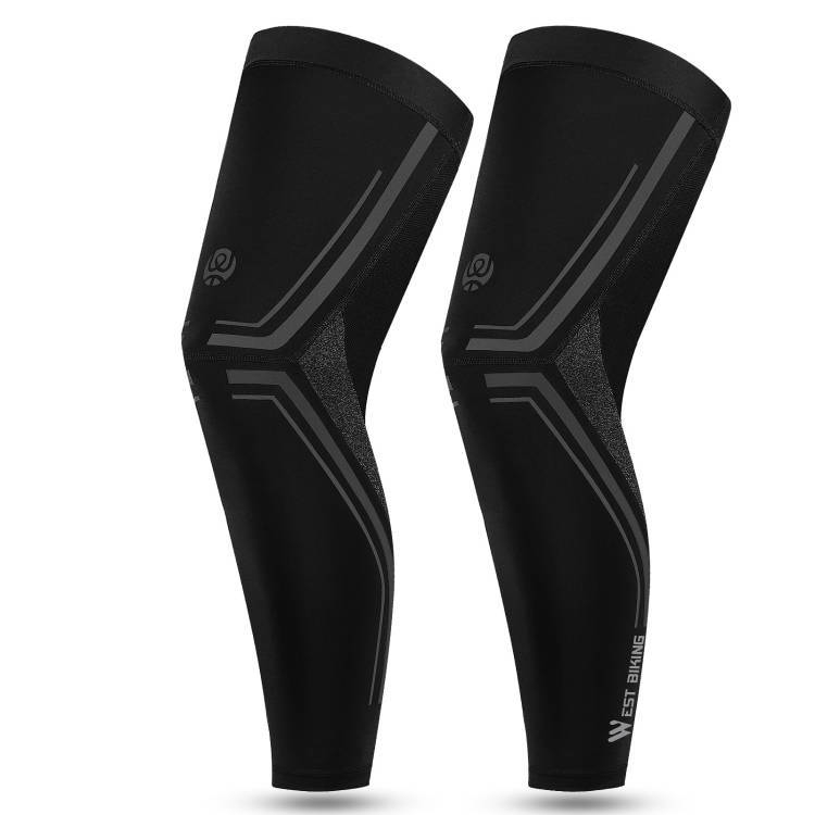 WEST BIKING Vasaras ledus zīda kāju aizsargi velobraukšanai, ātri žūst (Materiāls: Ice Silk Lycra; Zīmols: WEST BIKING; Bērniem: Jā; Produktu kategorija: Kāju aizsargs / aukla ar siksnu)